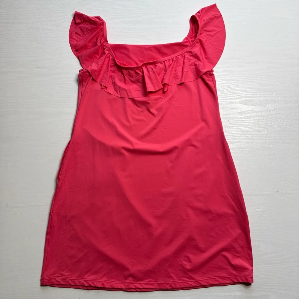 Tommy Bahama Pearl Off The Shoulder Spa Dress Womens Large Pink - Picture 14 of 15